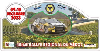 Flyer Rallye Médoc 2023 12 09